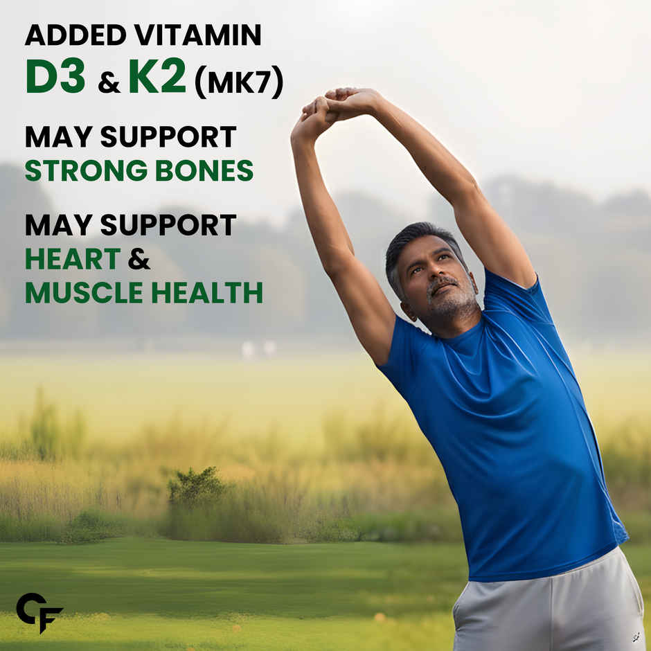 Carbamide Forte Veg Calcium And Vitamin D3 Tablets | Calcium Tablets for Women & Men Magnesium Zinc