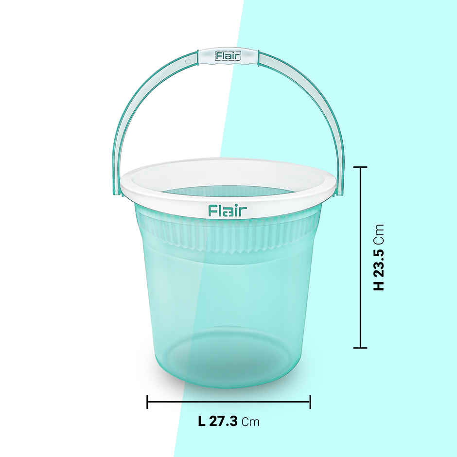 Flair Estella Crystal | Bucket | 8 Litre | Green