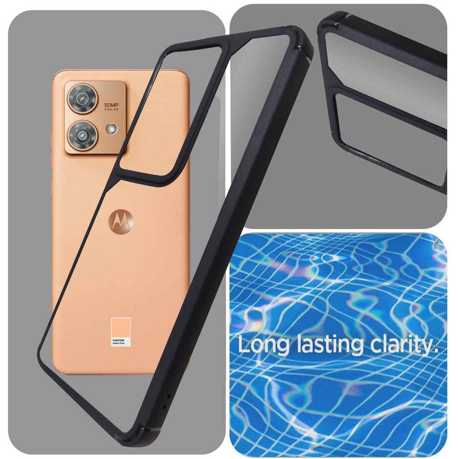 Artistque Case For Motorola Moto Edge 40 Neo 5G Back Cover -Transparent Shockproof TPU