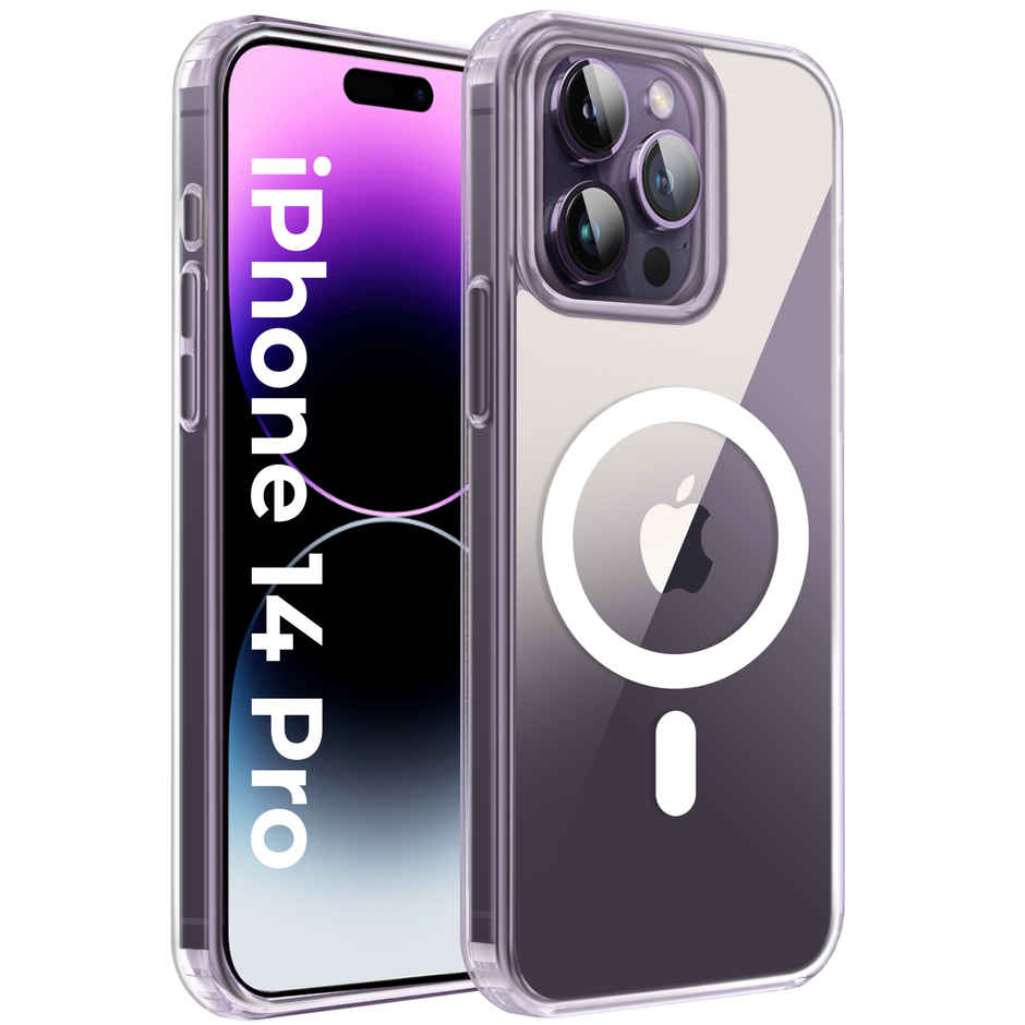 Artistque Case for Iphone 14 Pro Back Cover - Transparent Clear Magsafe