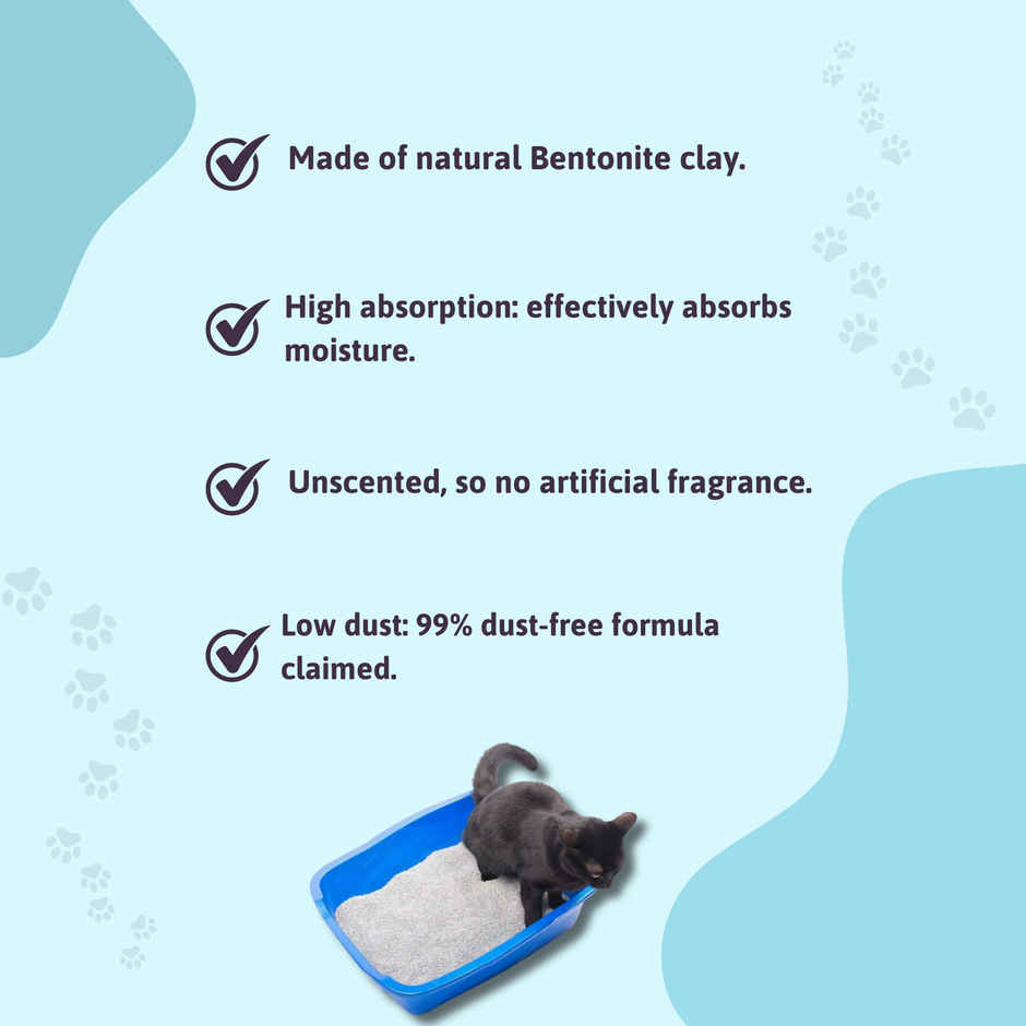 BearHugs Bentonite Cat Litter - Unscented Combo
