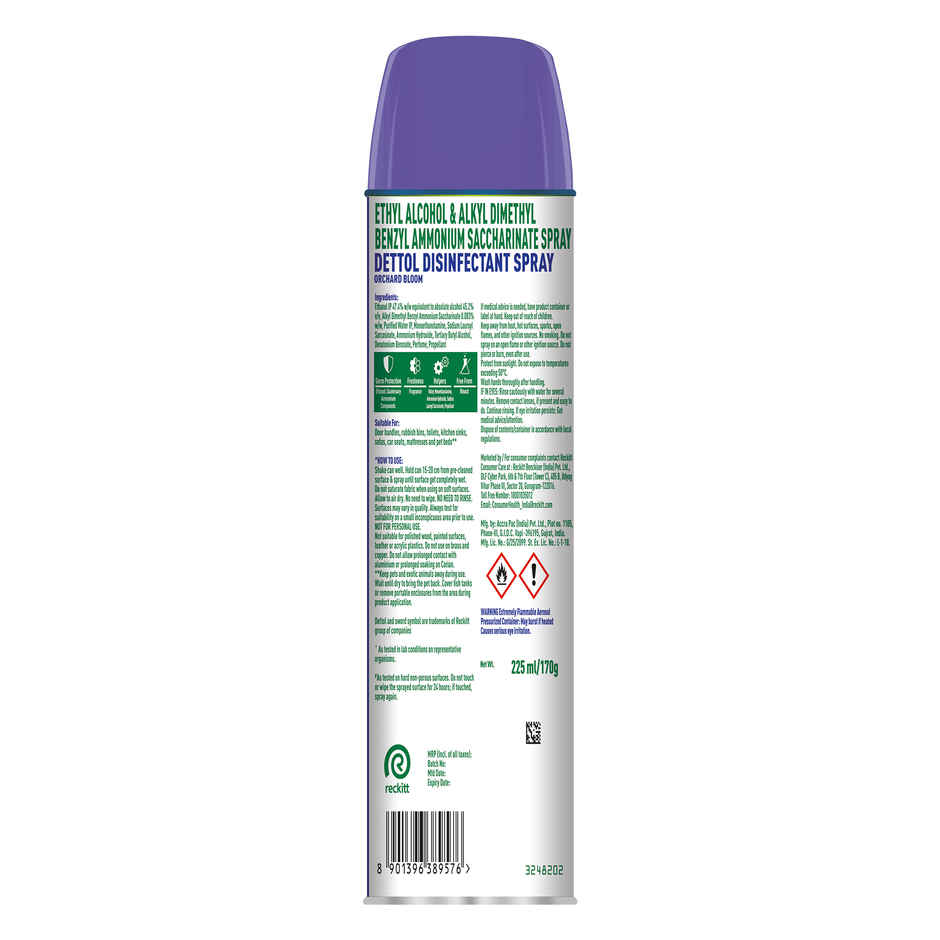 Dettol Orchard Bloom Multi-Surface Disinfectant Sanitizer Spray
