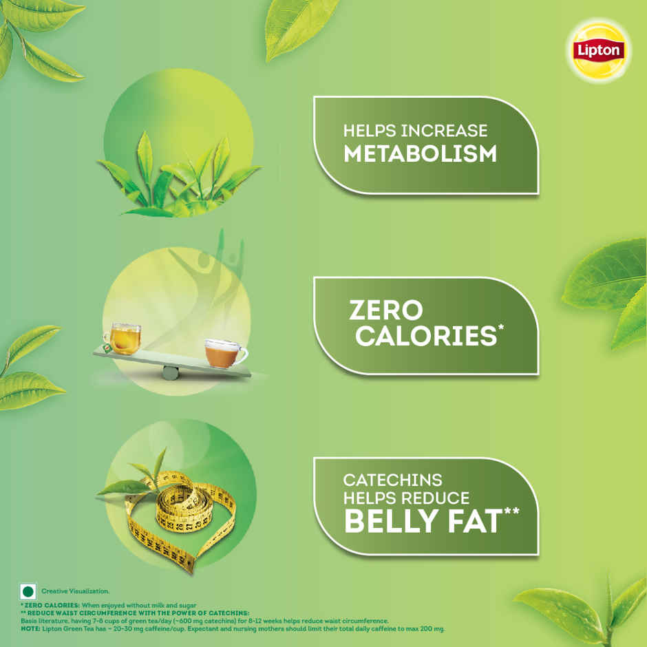 Lipton Clear & Light Green Tea Bags