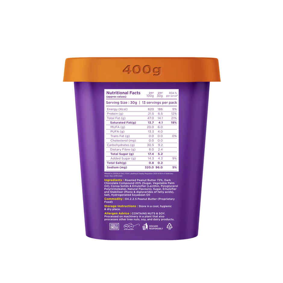 Peanut Butter Dark Chocolate Creamy