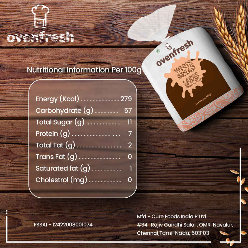 Ovenfresh Sandwich White Bread