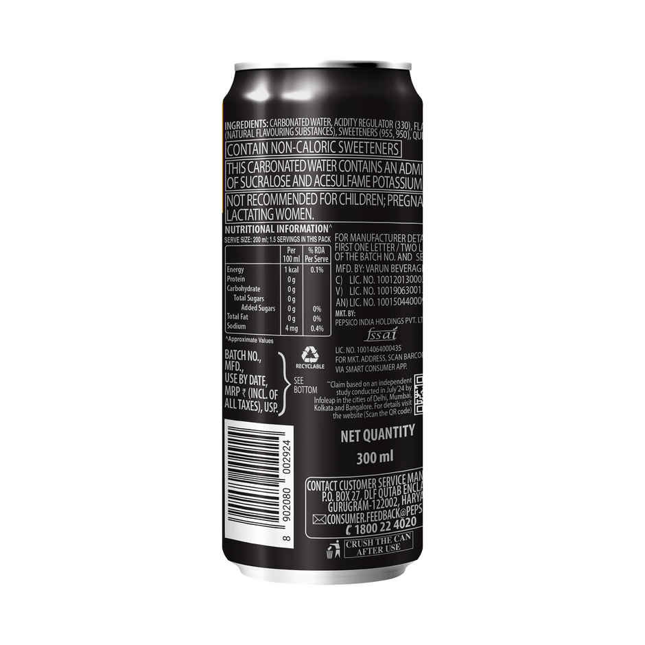 Evervess Zero Sugar Indian Tonic water