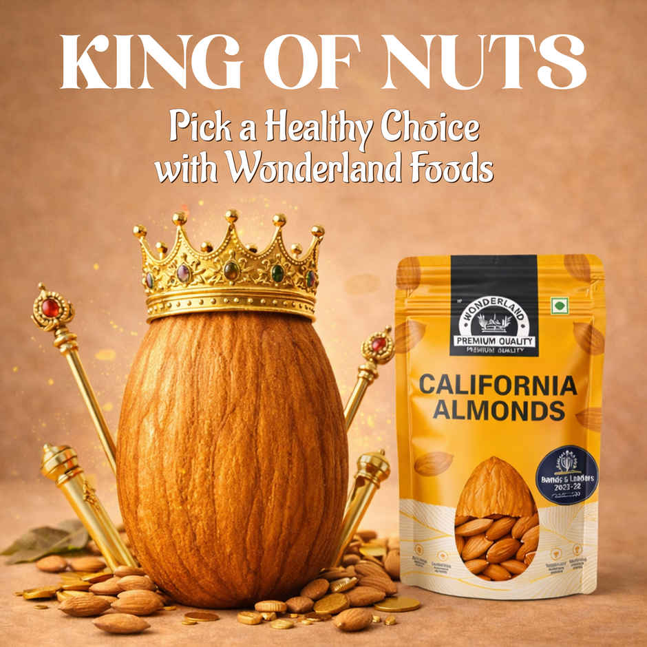 Wonderland Foods California Almonds (NP Badam)