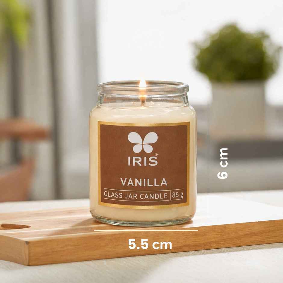 IRIS Vanilla Fragranced Yankee Jar Candle