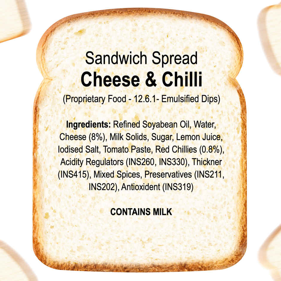 Dr. Oetker Fun Foods Veg Cheese & Chilli Sandwich Spread