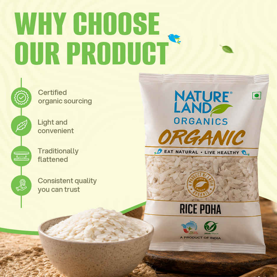 Natureland Organics Rice Poha