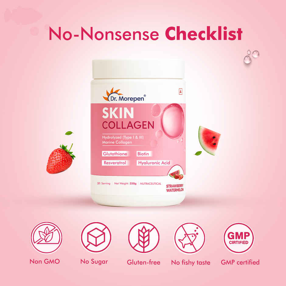 Dr. Morepen Marine Collagen | Strawberry-Watermelon
