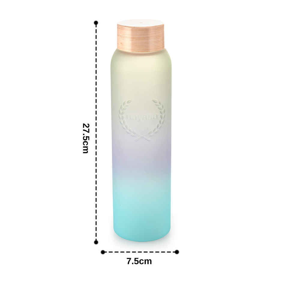 Nayasa Halo Plastic Water Bottle 1000 ml BPA Free Daily Use Bottle | Green
