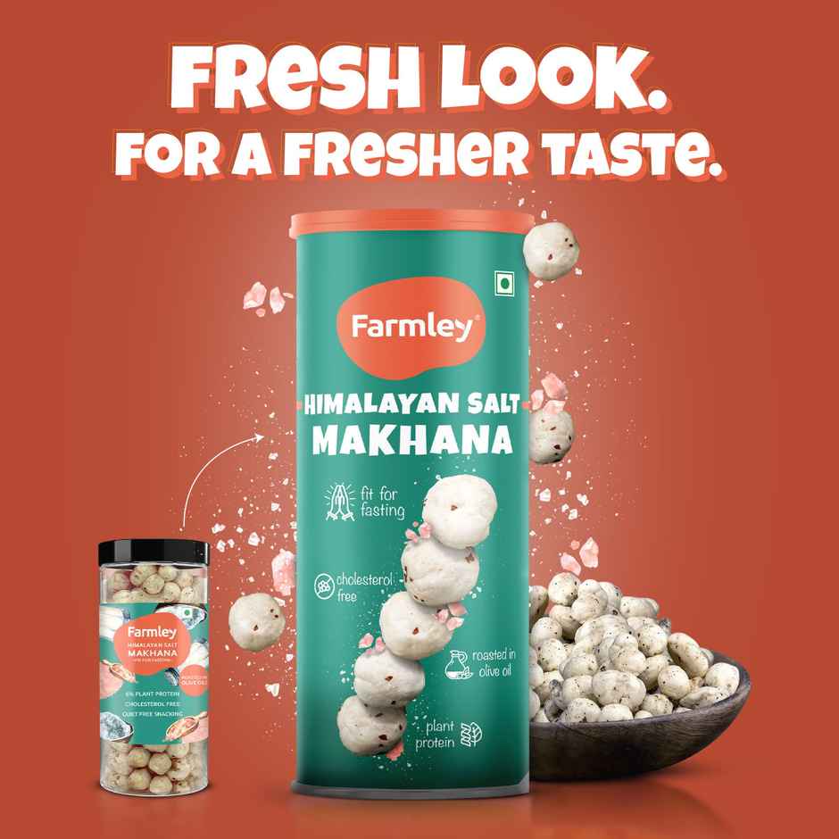 Farmley Himalayan Salted Makhana Roasted In Olive Oil