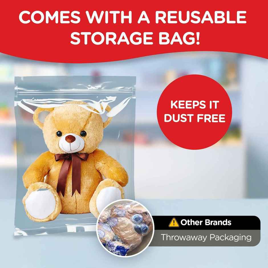 Michelle's Teddy Brown Fur | 20 cm Plush Soft Toy for Kids and Adult | Perfect For Gifting