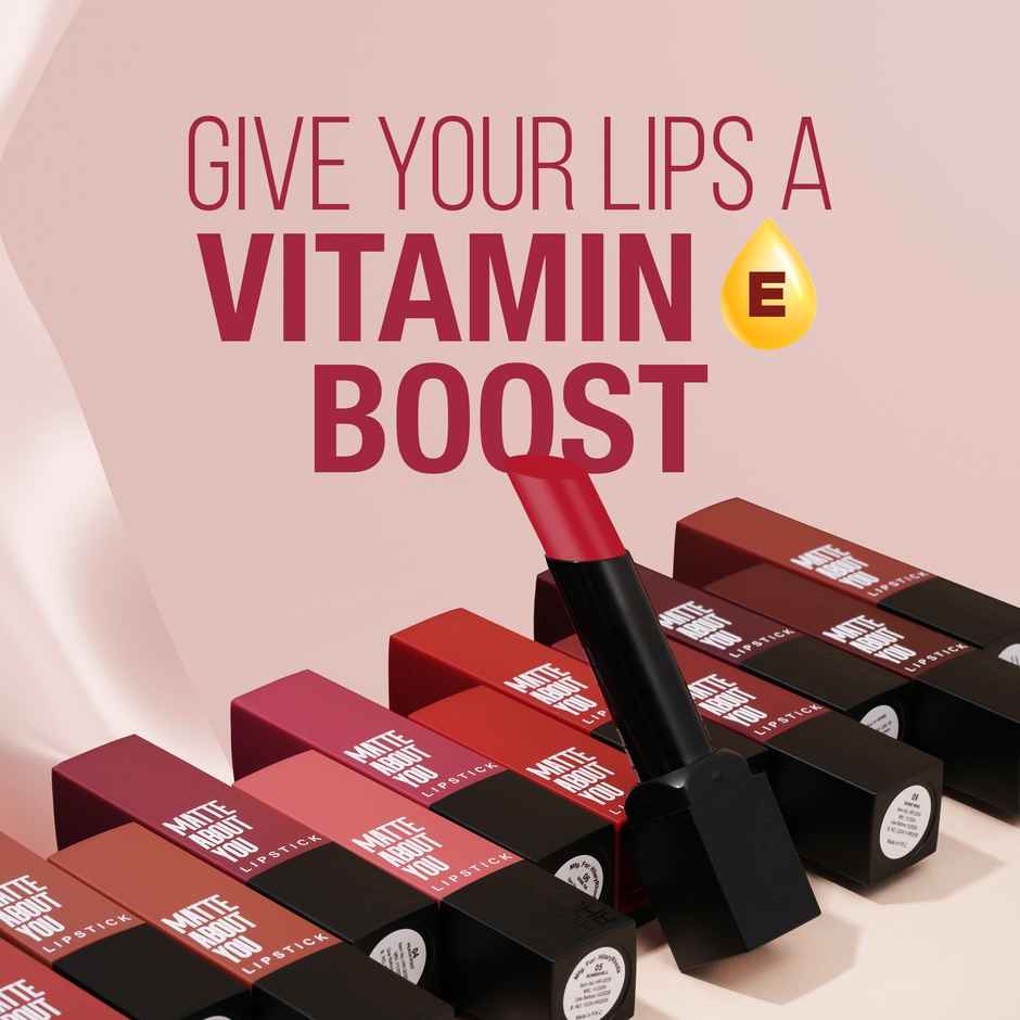 Hilary Rhoda Matte About You Lipstick | Long Lasting & Highly Pigmented | Coffee Date - Shade 03