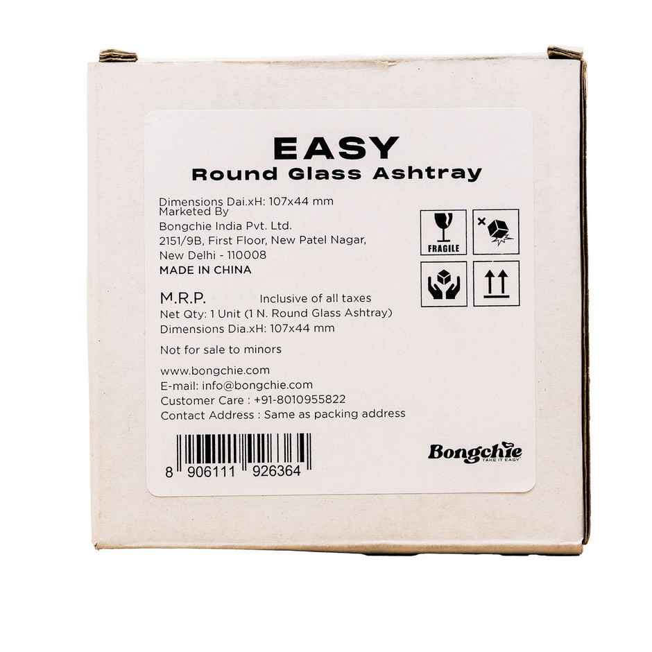 Bongchie Easy Round Glass Ashtray
