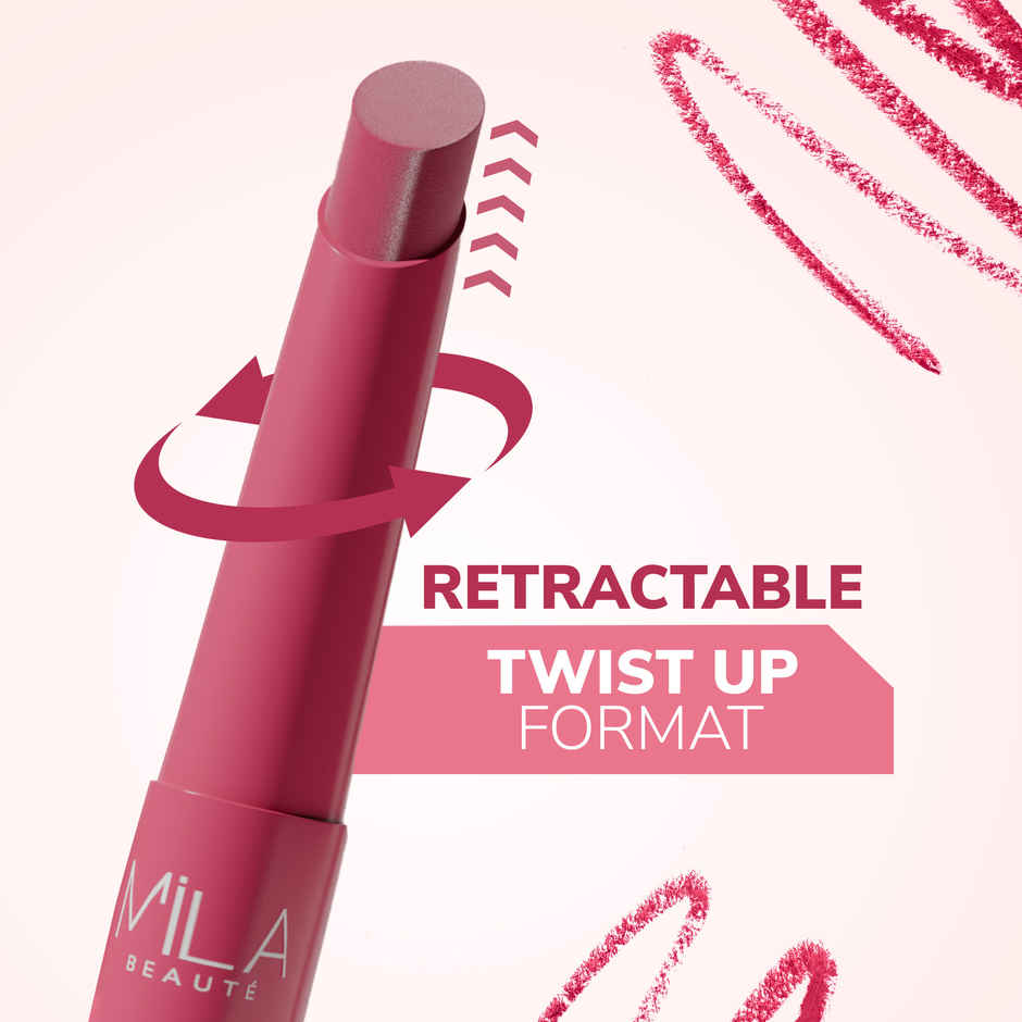 Mila Beaute Pout It Out Matte Lip Crayon Highly Pigmented Enriched With Jojoba Oil Anastasia