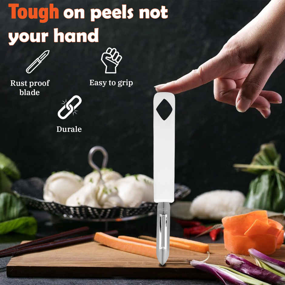 Habitat Diamond Pro Peeler | Effortless Peeling | Ultra Sharp To Peel Along Fruits And Vegetables