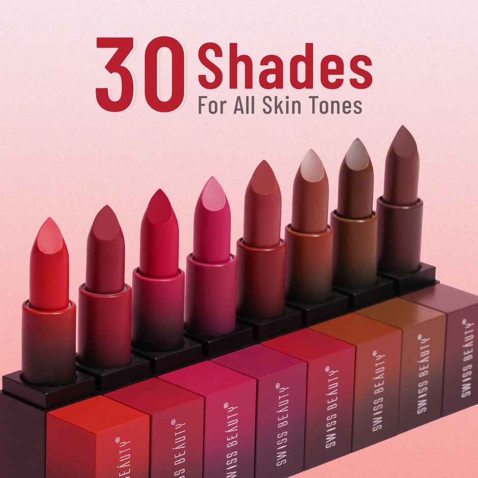 Swiss Beauty Hd Matte Lipstick - 13 First Love