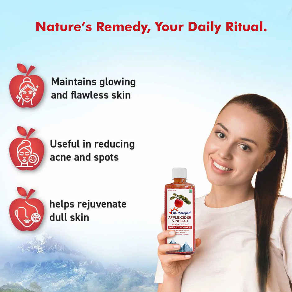 Dr. Morepen Apple Cider Vinegar with Vitamins & Minerals Helps in Weight Loss