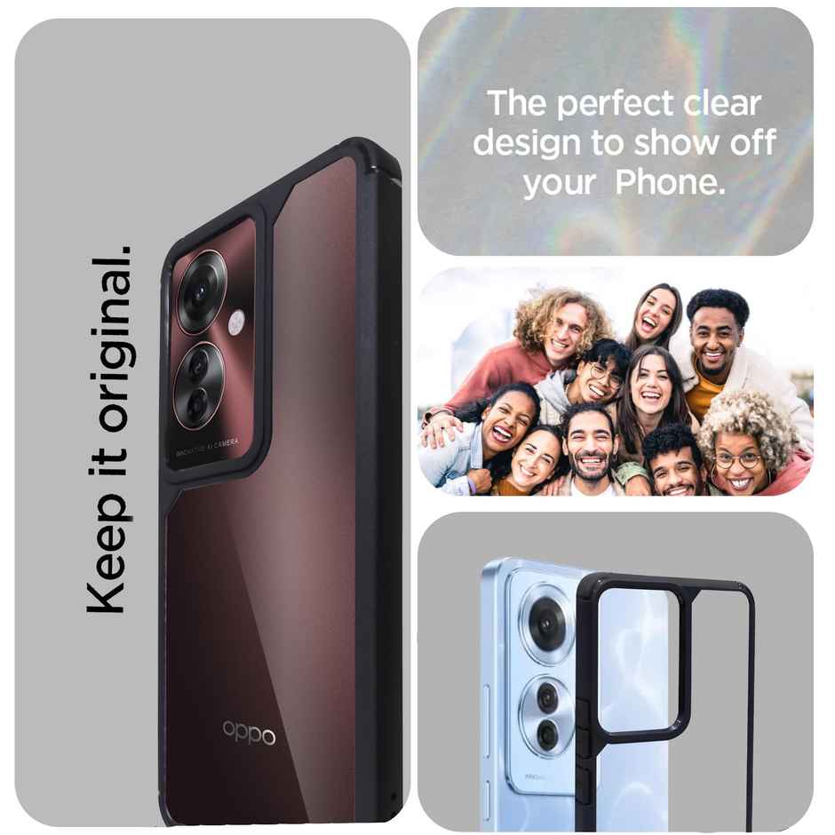 Artistque Case for Oppo F25 Pro 5 TPU Back Cover - Transparent Shockproof