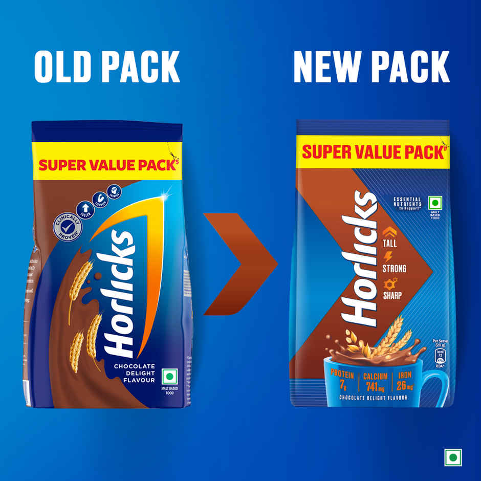 Horlicks Chocolate Drink Mix | For 5+ years Kids