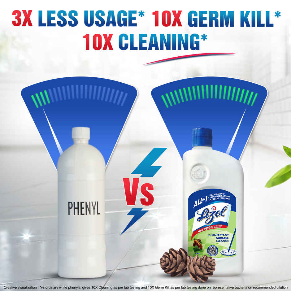 Lizol Pine Disinfectant Surface & Floor Cleaner Liquid