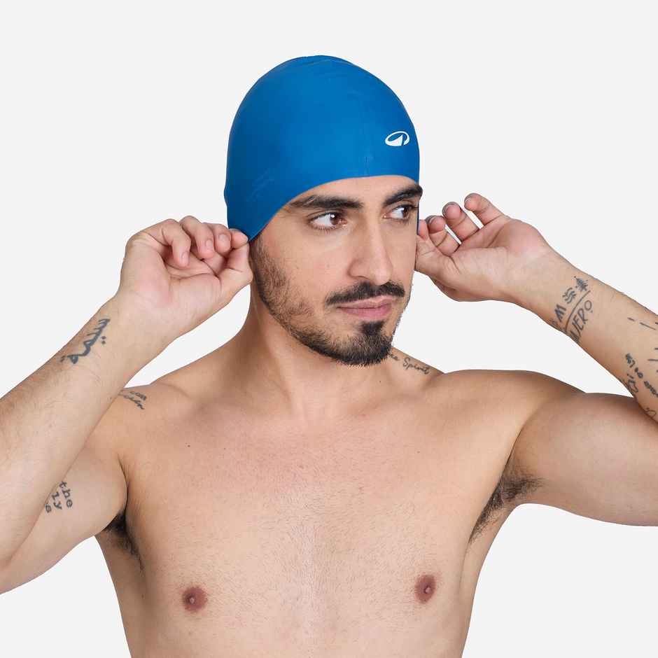 Decathlon | Nabaiji Adult Silicone Swim Cap - Blue
