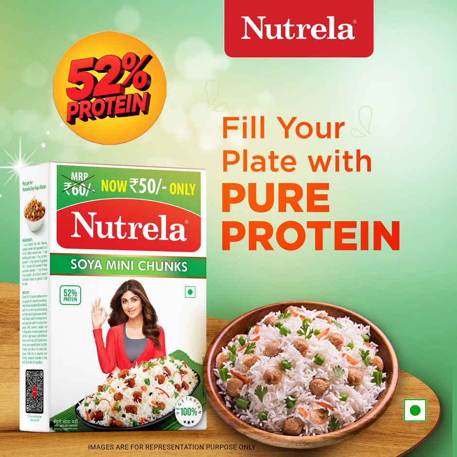 Nutrela Mini Soya Chunks Combo