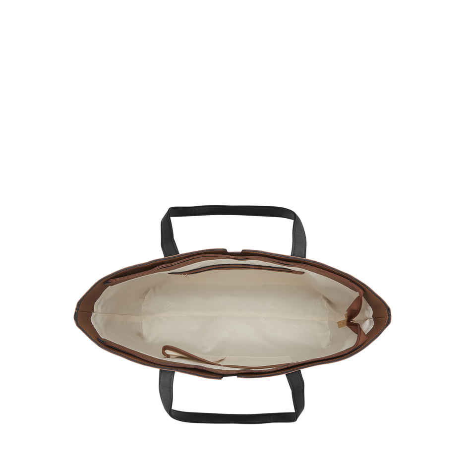 Lavie Women's Lyla Colourblock Tote Handbag | Ladies purse | Shoulder Bag | Tan