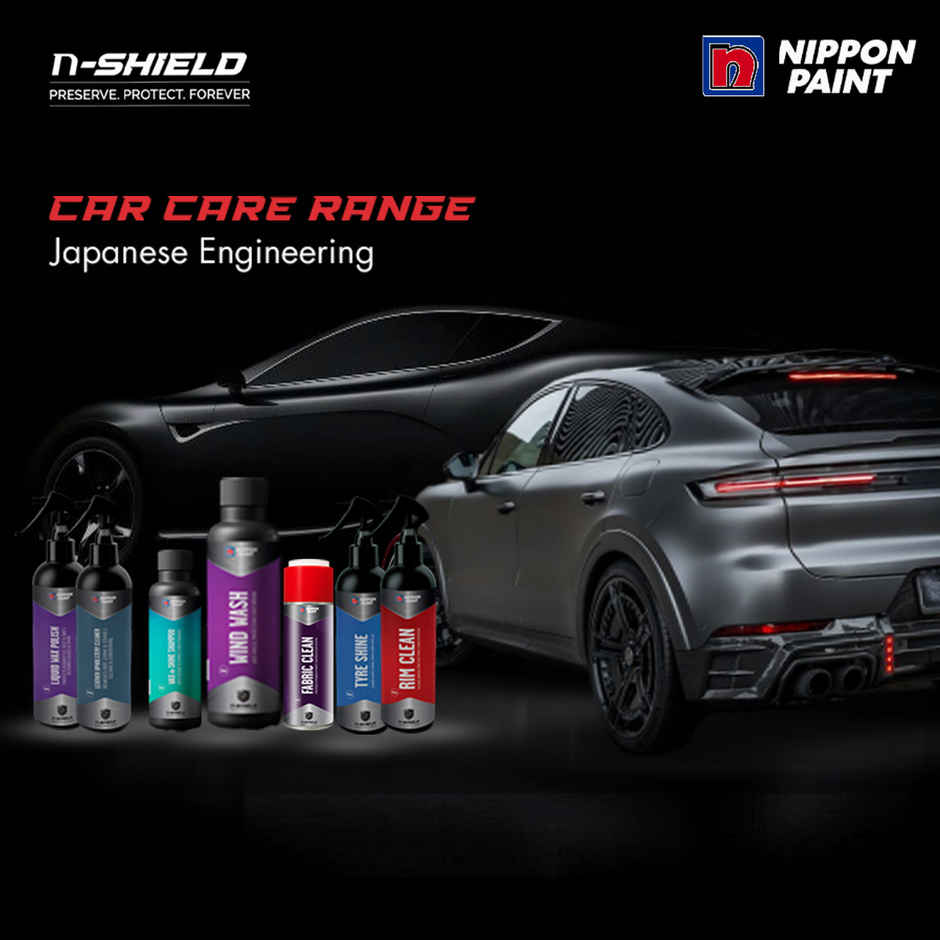 Nippon Paint n Shield Glass Cleaner Spray | Hydrophobic Action Repels Water and Dust