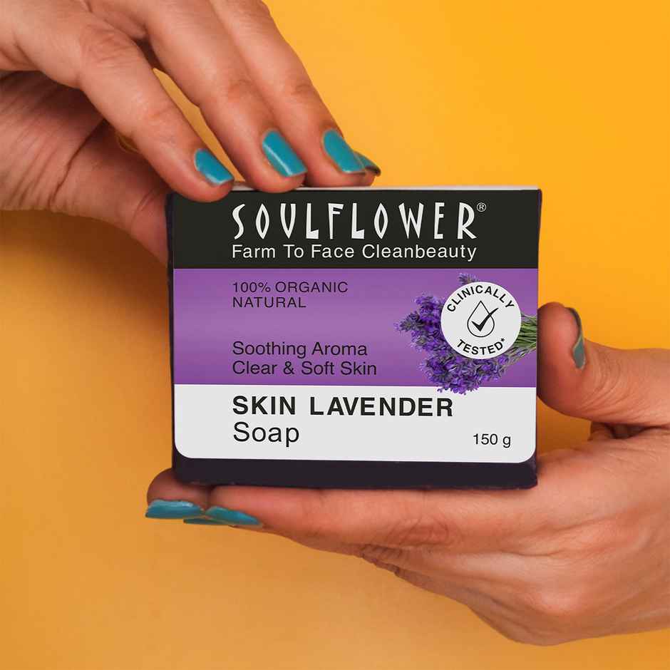 Soulflower Juciy Red Tomato Soap(150gms) & Soulflower Skin Lavender Soap(150gms) Combo
