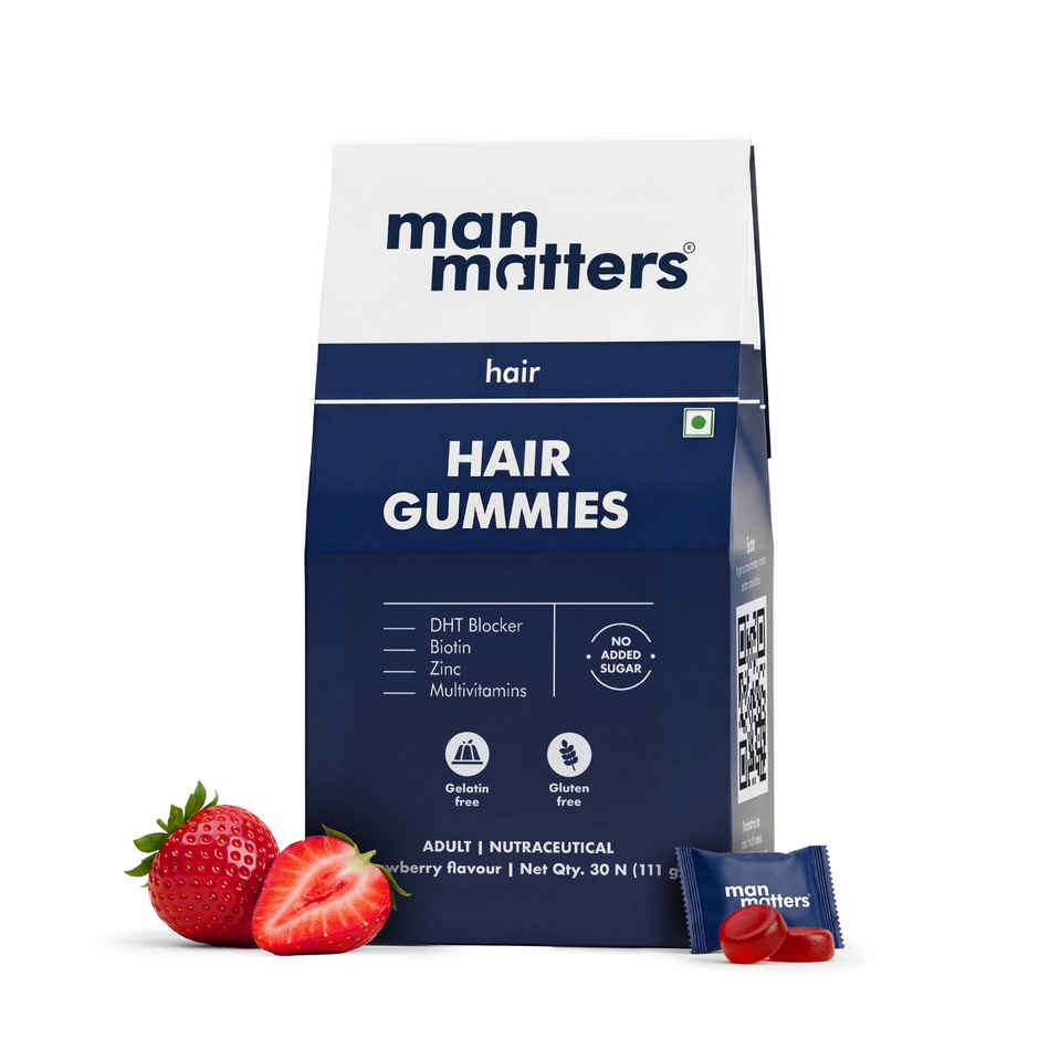 Man Matters Nourish Biotin Hair Gummies 30S Pack