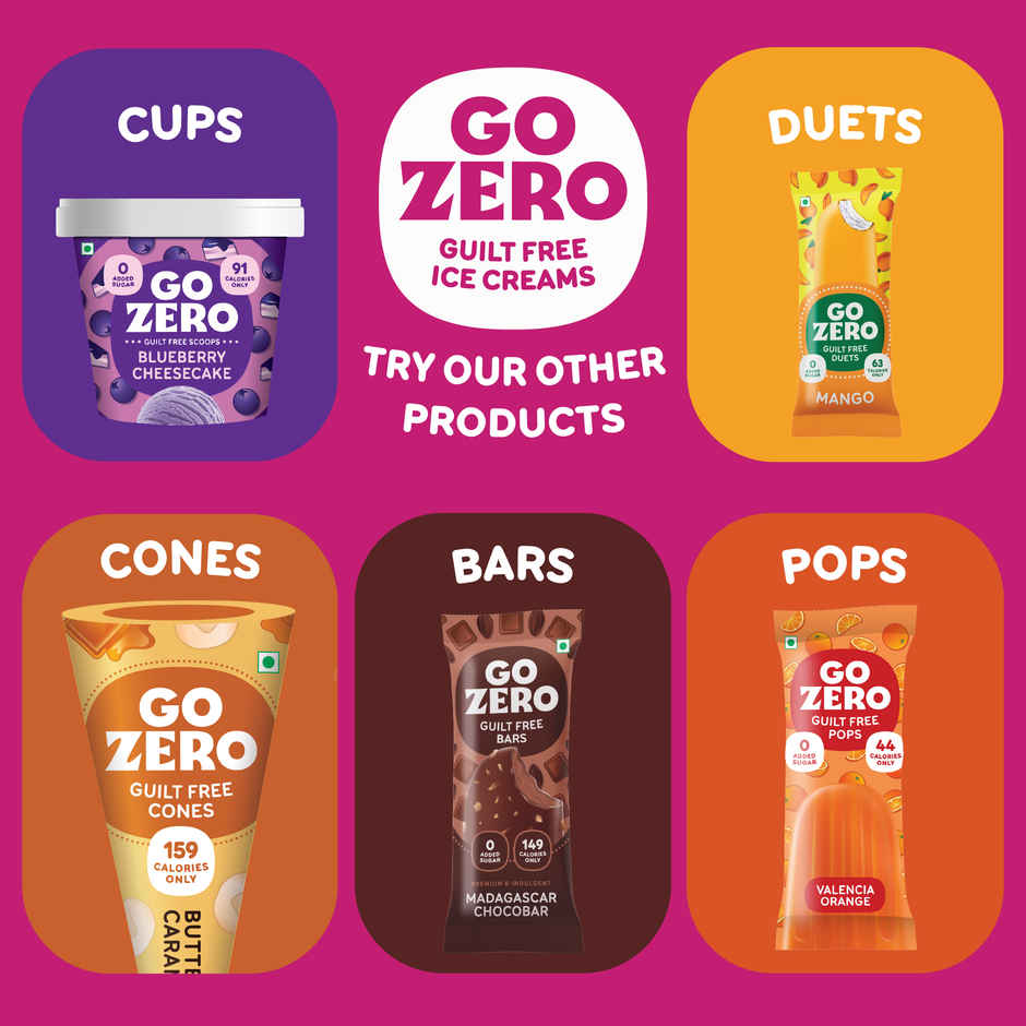 Go Zero Blueberry Guilt Free Ice Cream Pastry