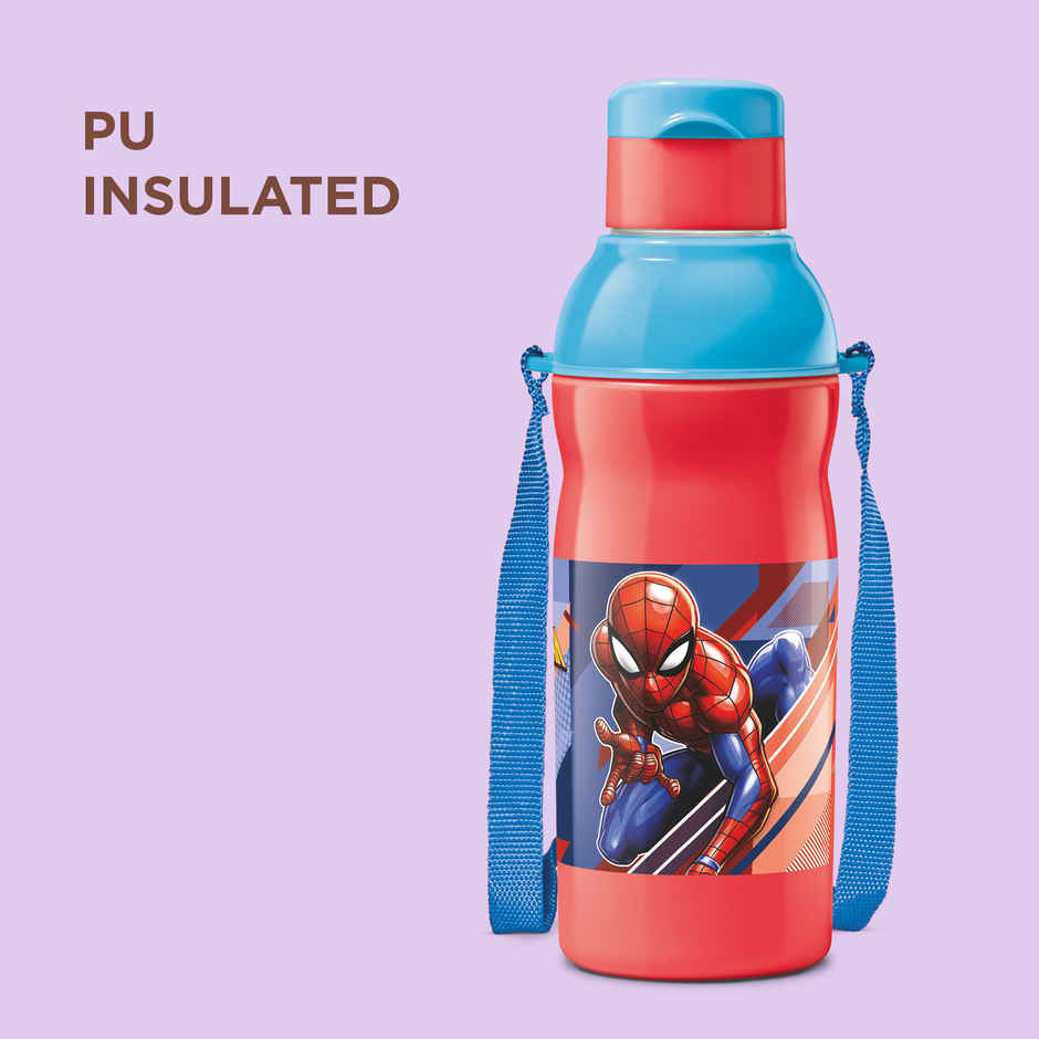 Milton Marvel Kool Elite 600 Insulated Bottle | 492 ml | Red | Spider-Man
