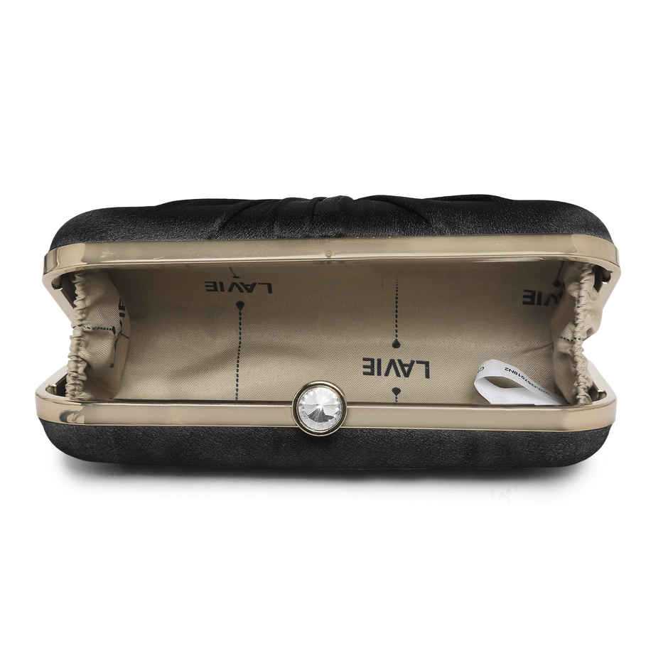 Lavie Women's Cheer Framed Clutch | Ladies Purse | Black