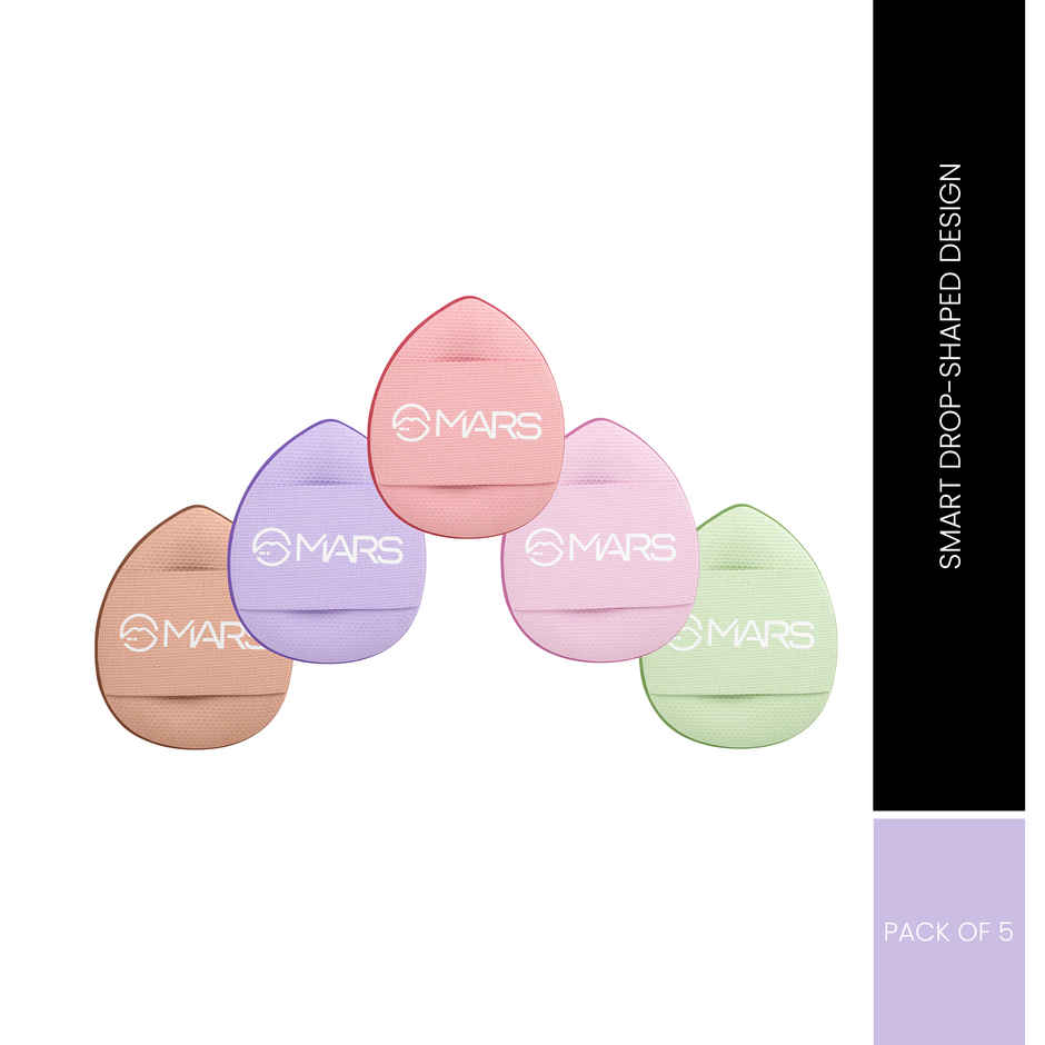 MARS Finger Fits Mini Makeup Puffs for Multipurpose Makeup