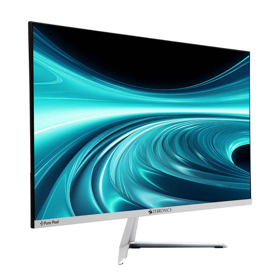 Zebronics A24 FHD LED 24" Monitor | 1920x1080 | 240 Nits | HDMI & VGA | Speakers | Slim Bezel