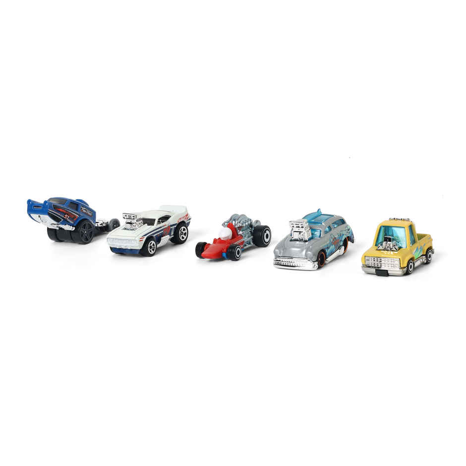 Hot Wheels 5-Car Pack of 1:64 Scale Vehicles TOONED