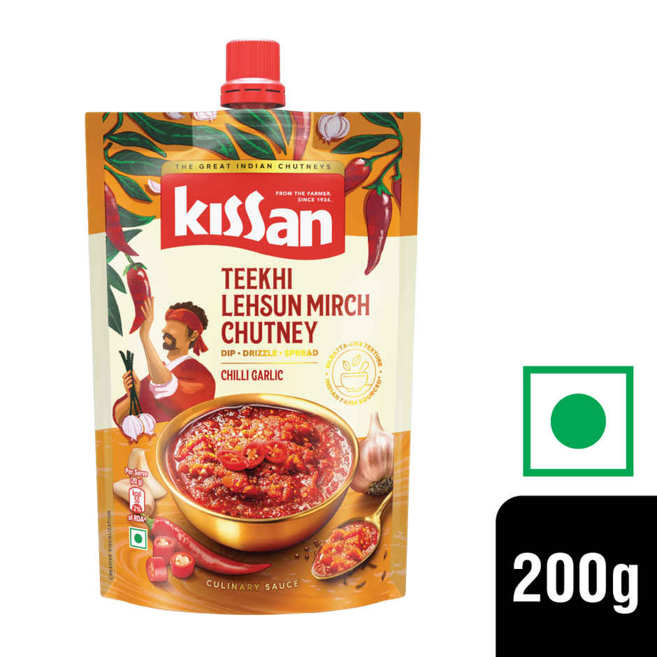 Kissan Teekhi Lehsun Mirch Chutney Doy