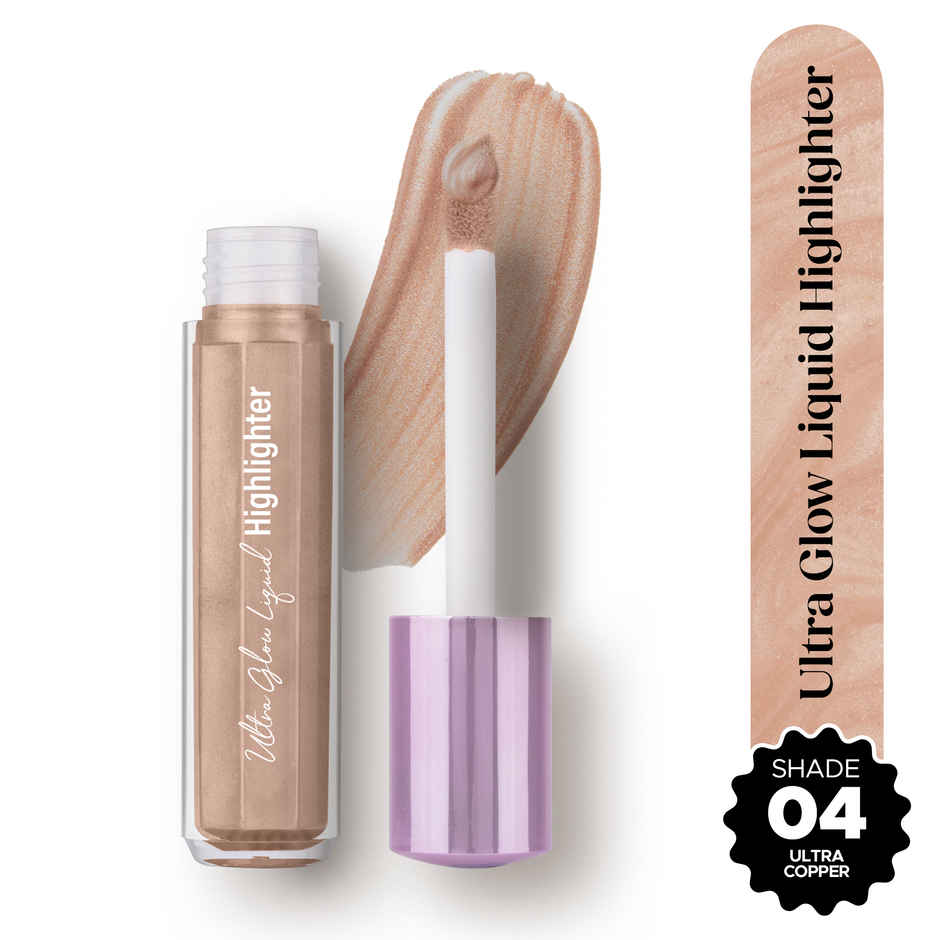 Hilary Rhoda Ultra Glow Liquid HighlighterVegan | Luminescent Finish | Ultra Copper | Shade 04