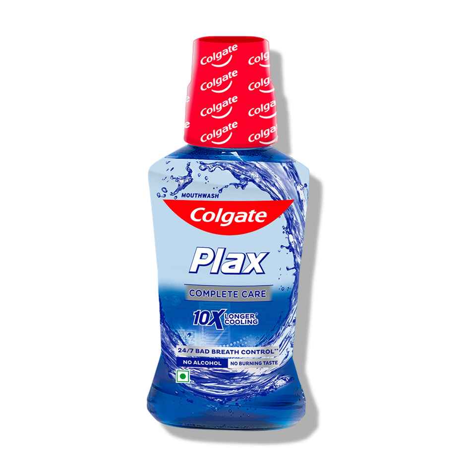 Colgate Mouthwash - Maxfresh Plax Complete Care Alcohol Free Imported