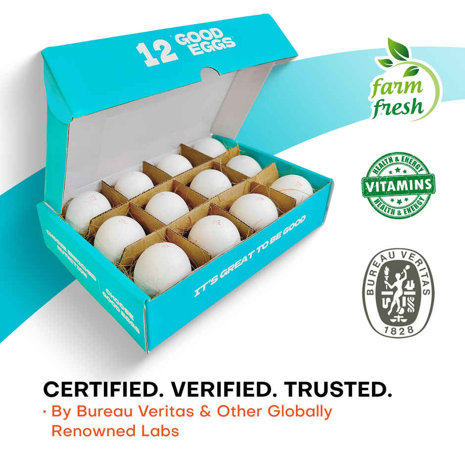 Good Eggs Omega 3 White Eggs