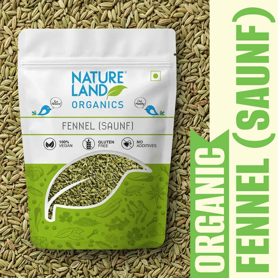 Natureland Fennel Organic Saunf Seeds