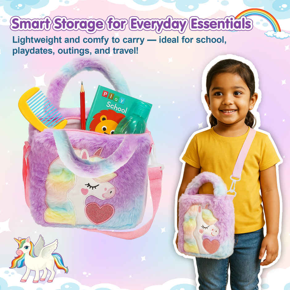 Kidology Kid's Unicorn Sling Bag | Multicolor