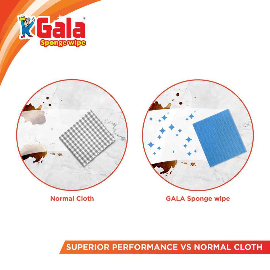 Gala Kitchen Sponge Wipe | Multicolor | Pack of 3