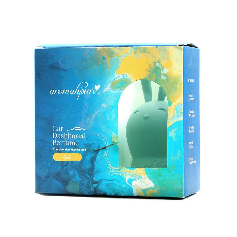 Aromahpure Hunny Bunny Car Air Freshner - Aqua Fragrance | Lasts Up to 30 Days - Assorted
