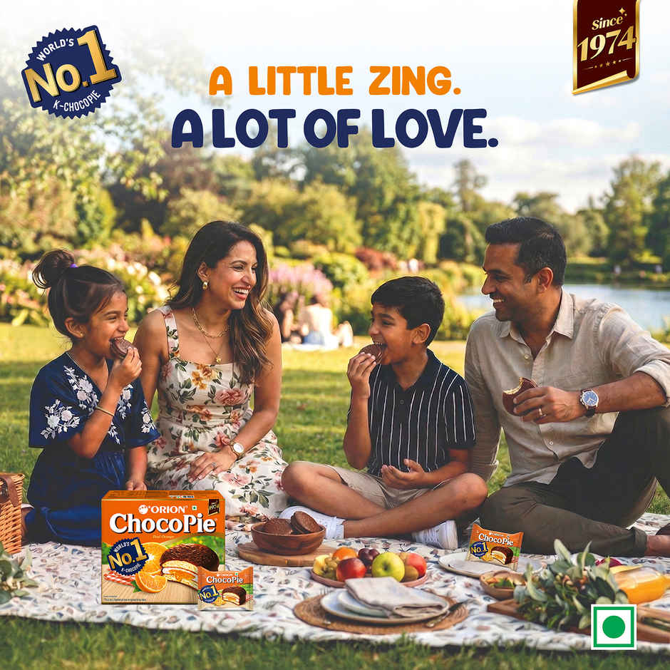 Orion Orange Choco Pie - Centre-Filled Biscuit