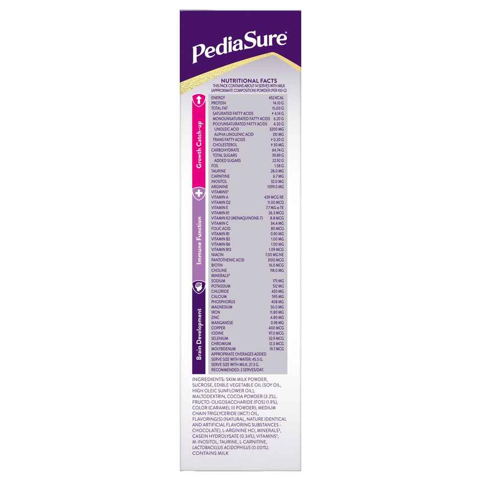 PediaSure Scientifically Designed Chocolate Drink Mix | For 2 - 6 years Kids