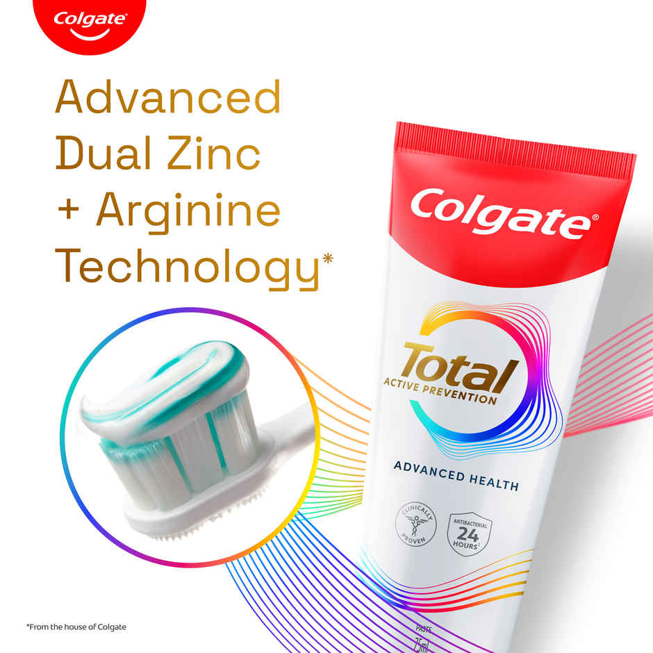 Colgate Total Advanced Health Antibacterial Toothpaste, Enamel Protection